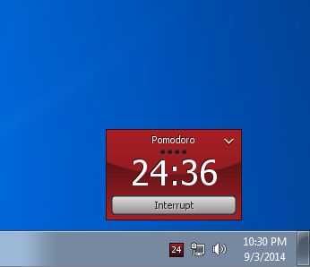 Pomodoro Timer Tomighty for Windows
